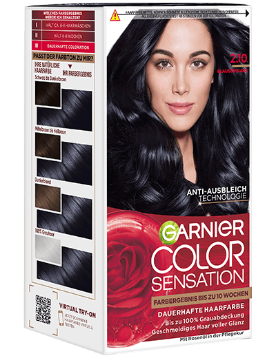 Color Sensation dauerhafte Haarfarbe 2.1 Blauschwarz Produktbild