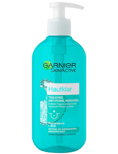 Garnier Hautklar Tägliches Anti-Pickel Waschgel - Produktabbildung