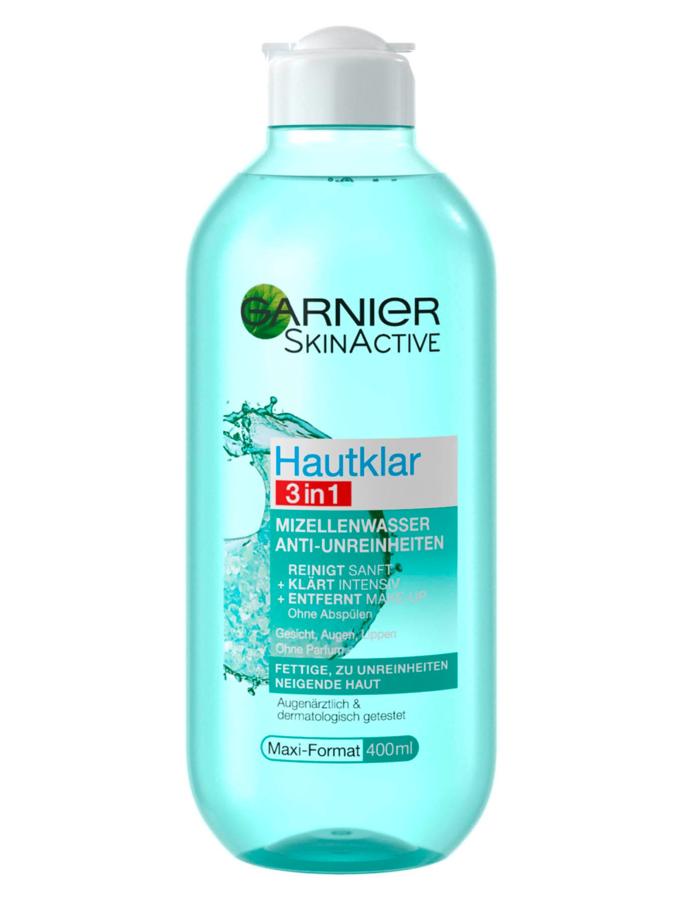 3in1-Mizellenwasser-Anti-Unreinheiten-Hautklar-Anti-Unreinheiten-400ml-Vorderseite-Garnier-DE-gr