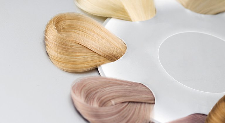 Farbpalette für blonde Haare