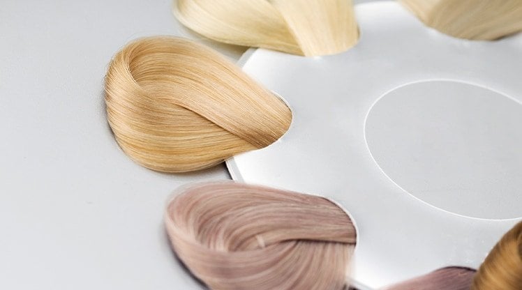 Farbpalette für blonde Haare