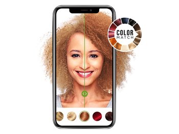 Haarfarbe finden mit der Virtuell Tryon App
