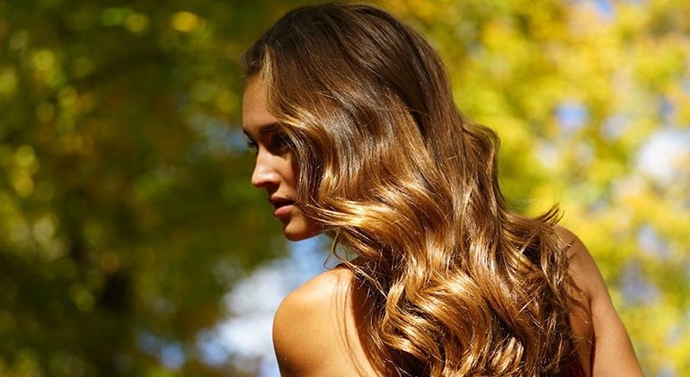 Strähnen braune haare mit kurz blonden Braune haare