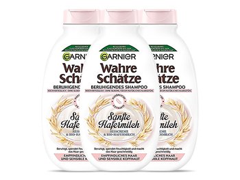 Dreimal Wahre Schätze Beruhigendes Shampoo Sanfte Hafermilch