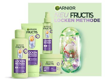 Garnier Fructis Locken Methode Produktreihe