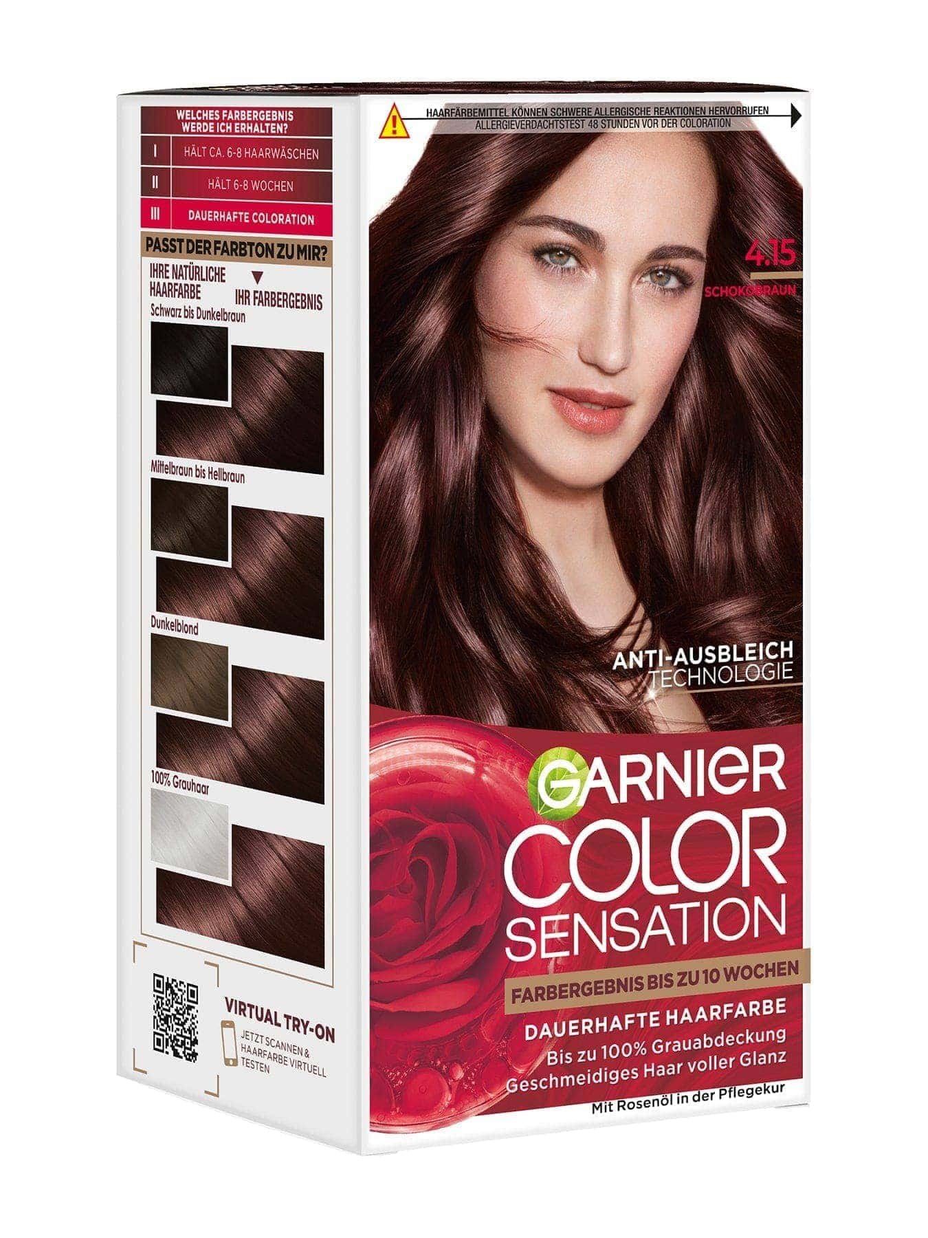 Color Sensation dauerhafte Haarfarbe 4.15 Schokobraun Produktbild