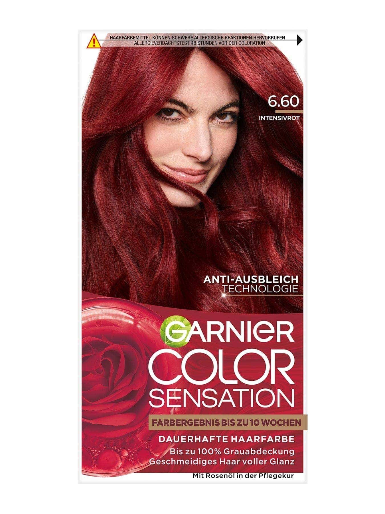 Color Sensation dauerhafte Haarfarbe 6.60 Intensivrot Produktbild