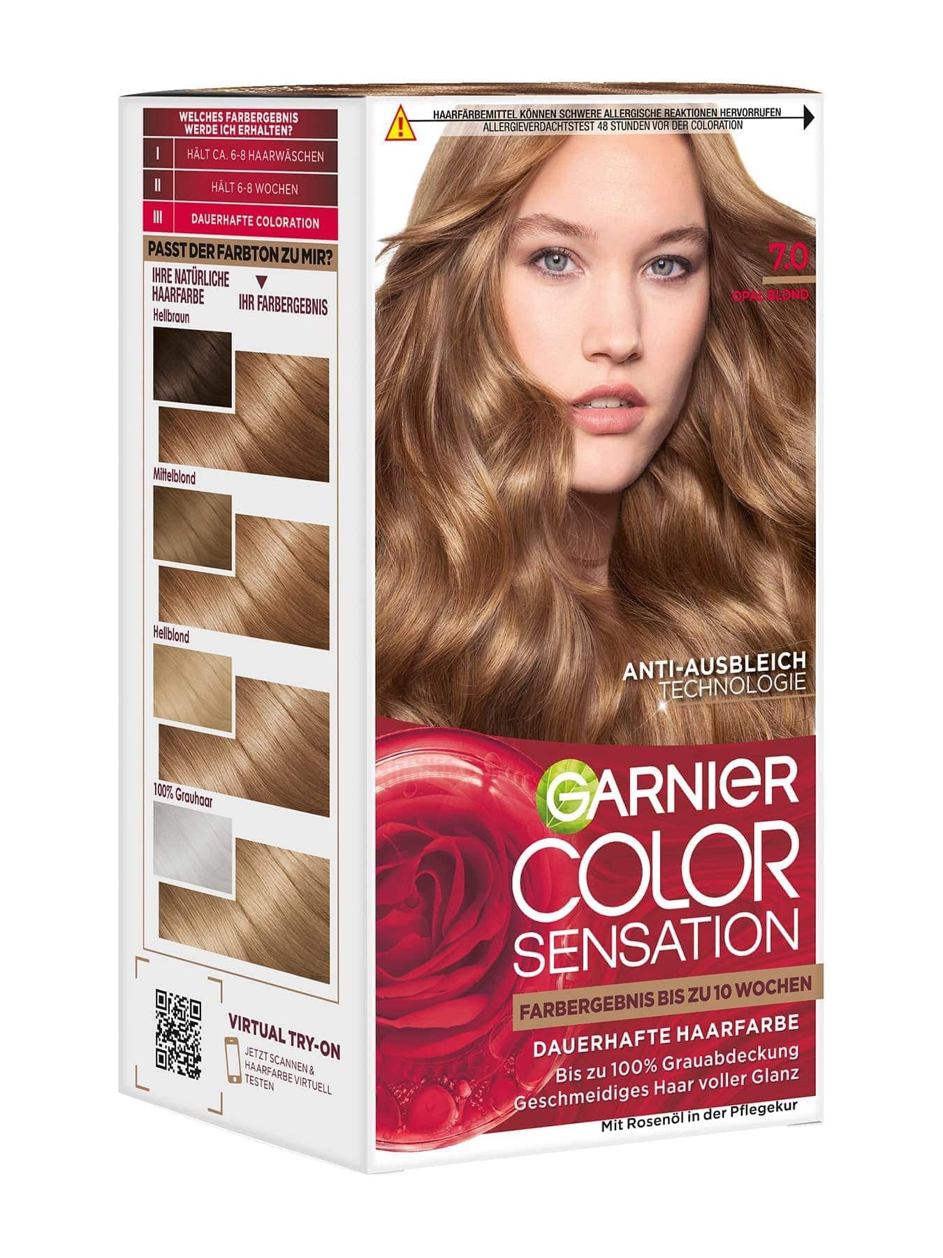 Color Sensation dauerhafte Haarfarbe 7.0 Opal Blond Produktbild