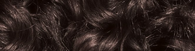 Nahaufnahme Dunklebrauner Haare