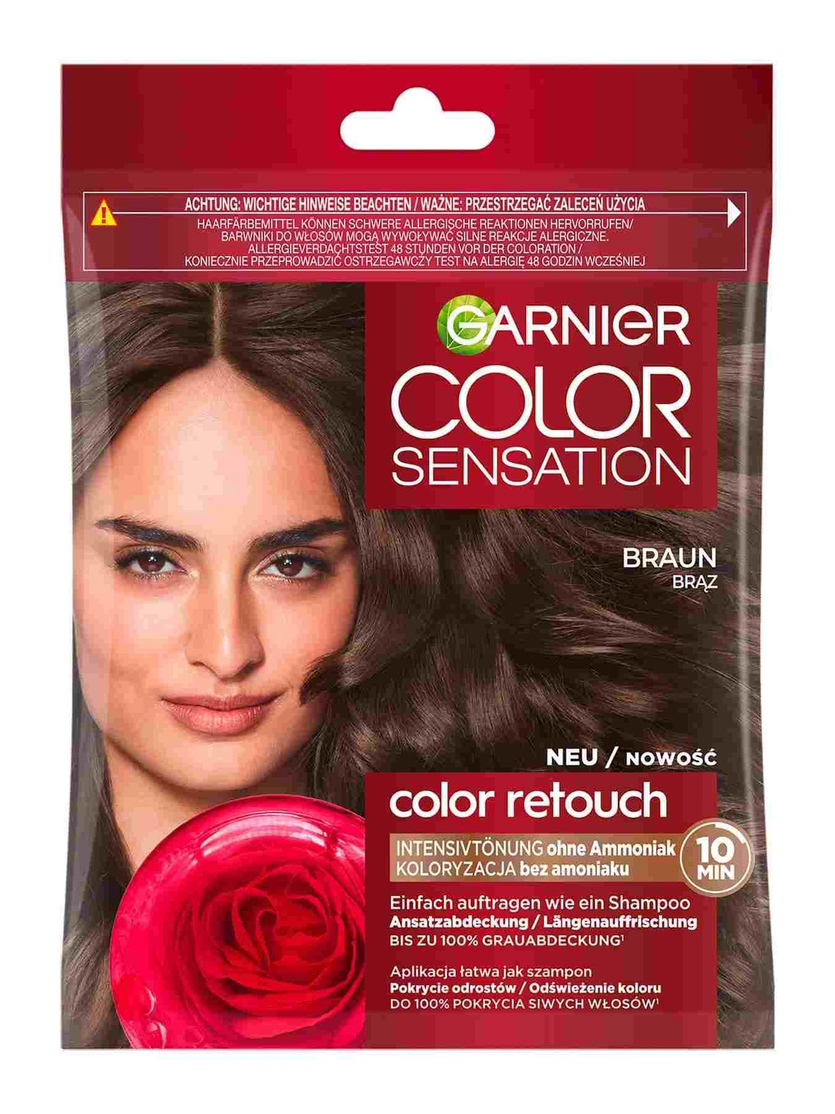 Color Retouch Intensivtönung Ansatzfarbe 4.0 Braun | Garnier