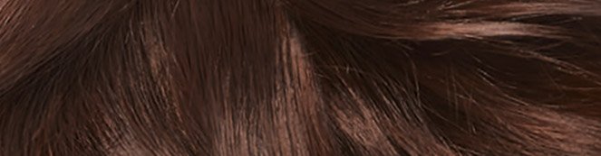 Nahaufnahme brauner Haare