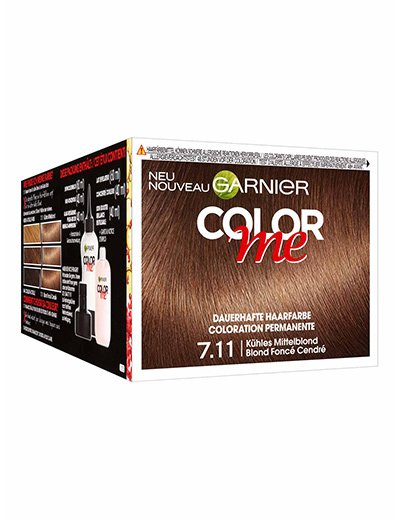 Nr 7 11 Kuhles Mittelblond Dauerhafte Haarfarbe Mit Professionellem Glanz Und Intuitivem Klick Fertig System Garnier