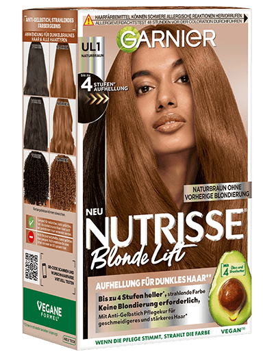 Nutrisse Blonde Lift Naturbraun - Aufhellung für dunkles Haar UL1 Produktbild
