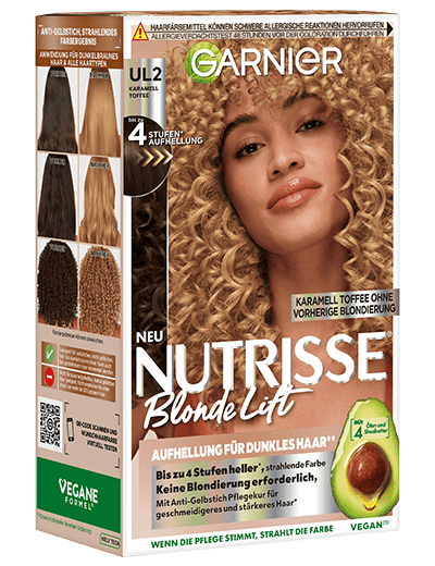 Nutrisse Blonde Lift Karamell Toffee - Aufhellung für dunkles Haar UL2 Produktbild