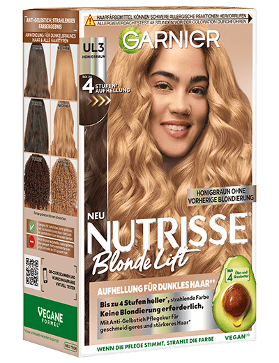 Nutrisse Blonde Lift Honigbraun - Aufhellung für dunkles Haar UL3 Produktbild