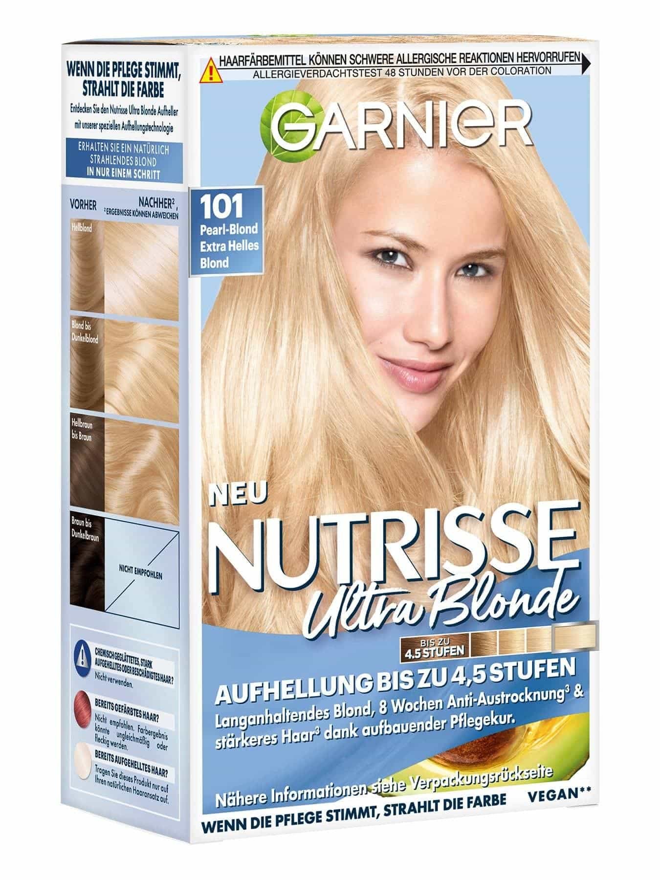 Produktbild Nutrisse Creme 101 Pearlblond Extra Helles Blond