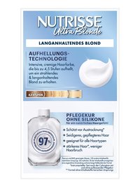 Produktbild Nutrisse Creme 101 Pearlblond Extra Helles Blond - Produkt Rückenansicht