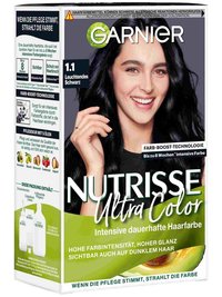 Garnier Nutrisse Ultra Color 1.10 Leuchtendes Schwarz Produktabbildung
