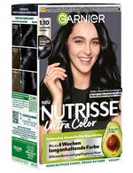Garnier Nutrisse Ultra Color 1.10 Leuchtendes Schwarz Produktabbildung