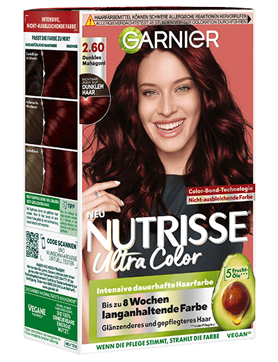 Garnier Nutrisse Ultra Color 2.60 Dunkles Mahagoni Produktabbildung
