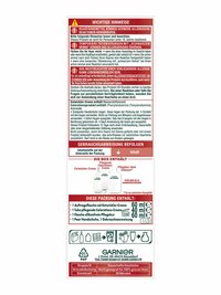 Garnier Nutrisse 6.60 Intensives Rot Produktabbildung Rückseite