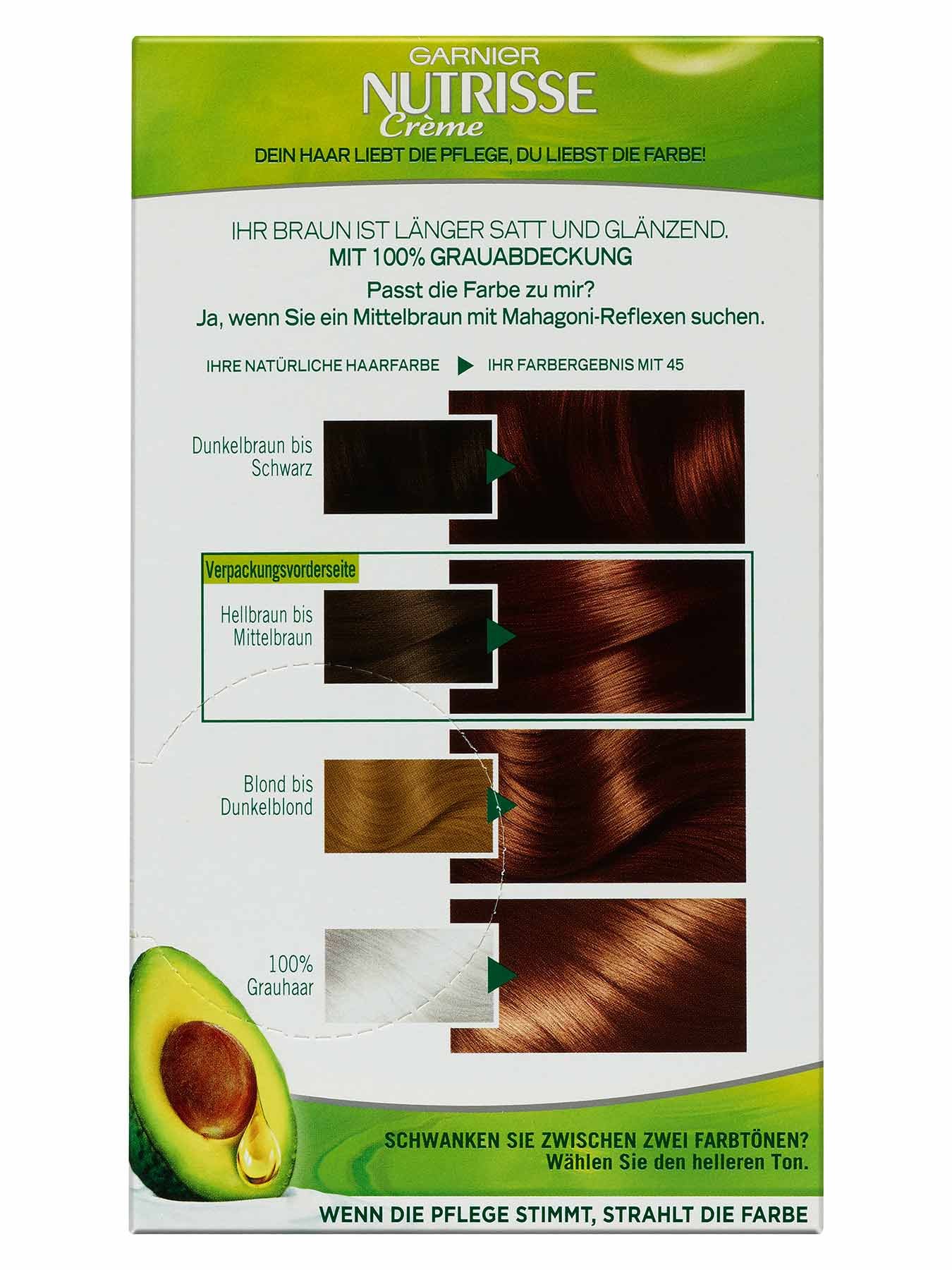 45-Schokobraun-Dauerhafte-Pflege-Haarfarbe-Nutrisse-Creme-1Stk-Rueckseite-Garnier-DE-gr