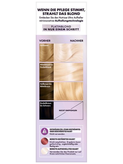 Nutrisse Ultra Bleach D4+ Ultra Aufheller - Produktabbildung linke Seite