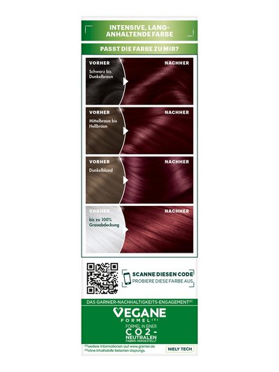 Nutrisse Creme 36 Dunkle Kirsche - Produkt Seitenansicht