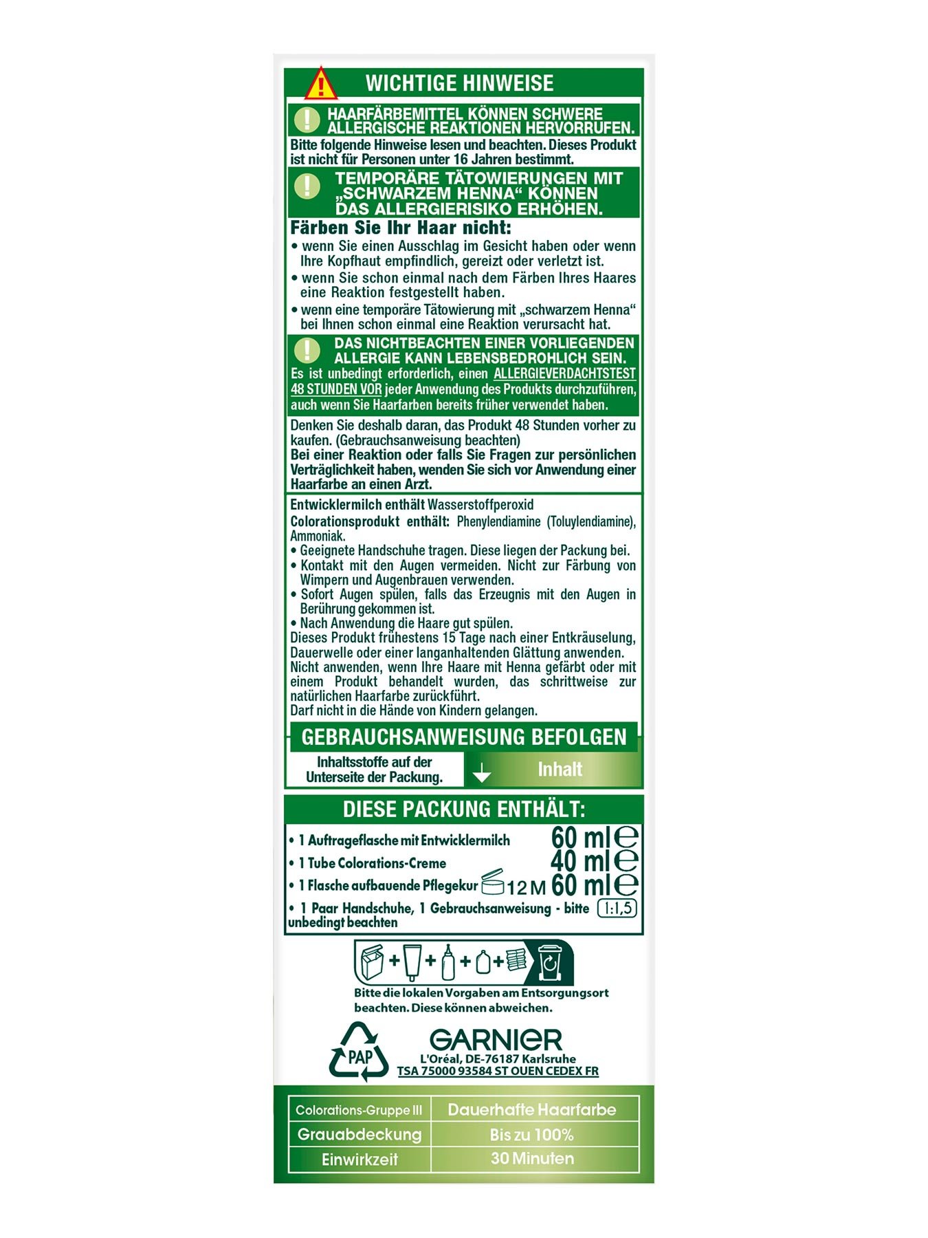 Nutrisse Creme 36 Dunkle Kirsche - Produkt Seitenansicht