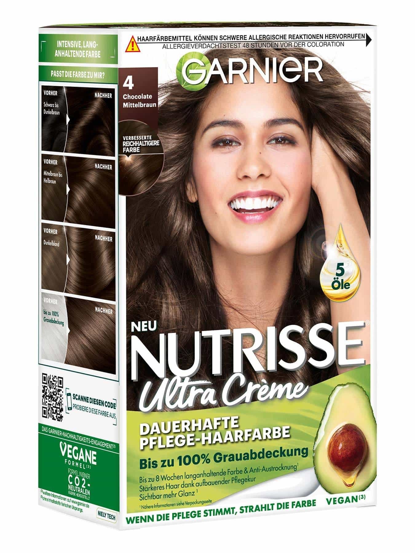 Nutrisse Creme 4 Chocolate Mittelbraun - Produktabbildung