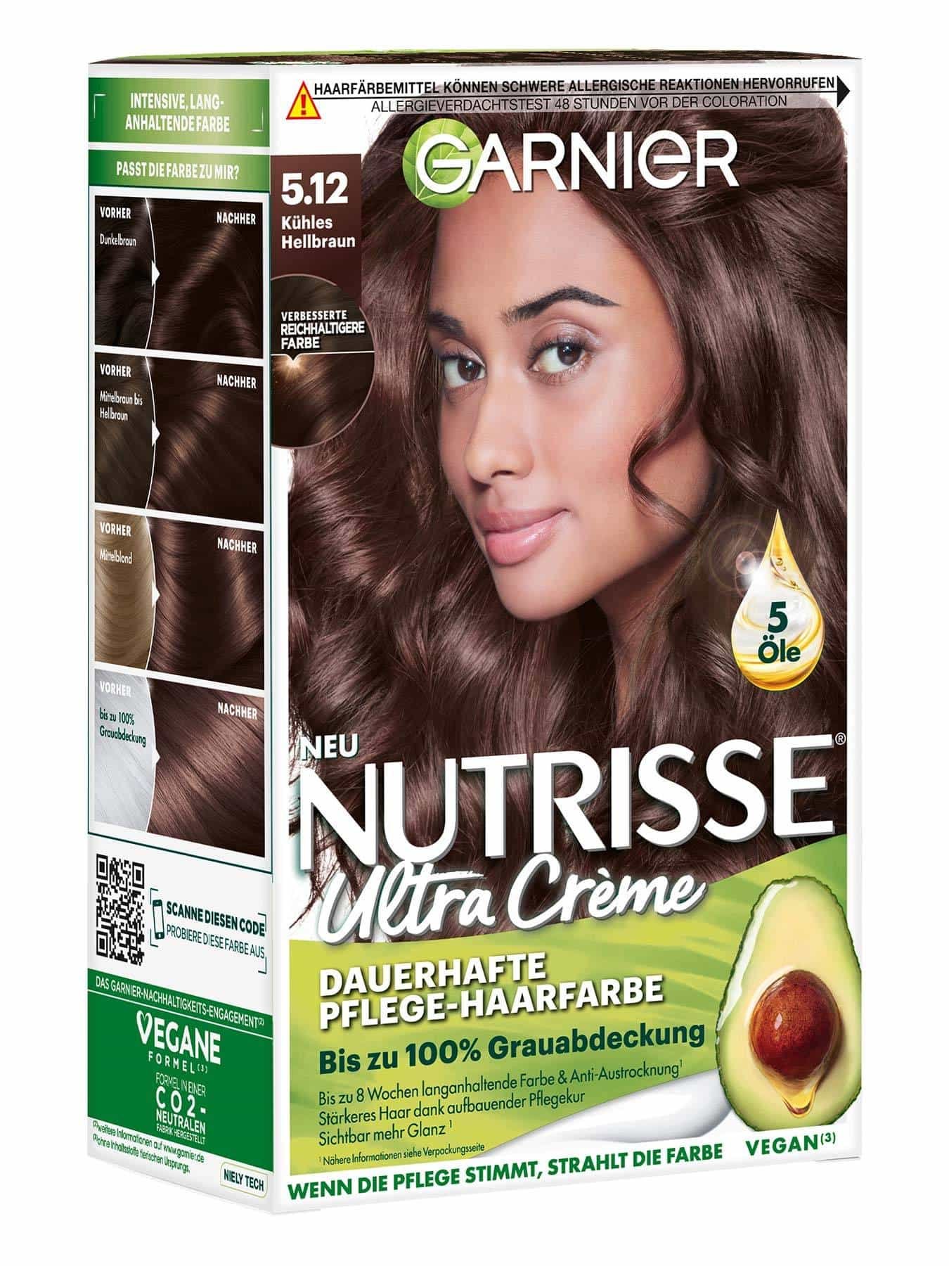 Nutrisse Creme 512 Kühles Hellbraun - Produktabbildung