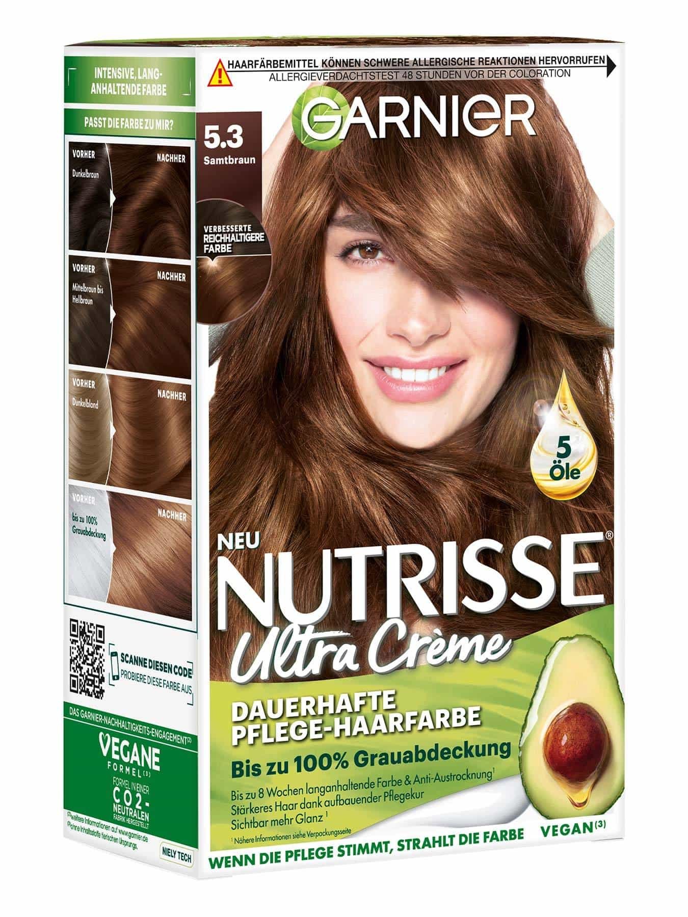 Nutrisse Creme 5 3 Samtbraun - Produktabbildung