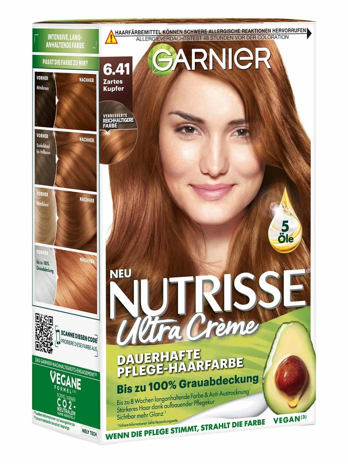 Nutrisse Creme 6 41 zartes Kupfer -Produktabbildung