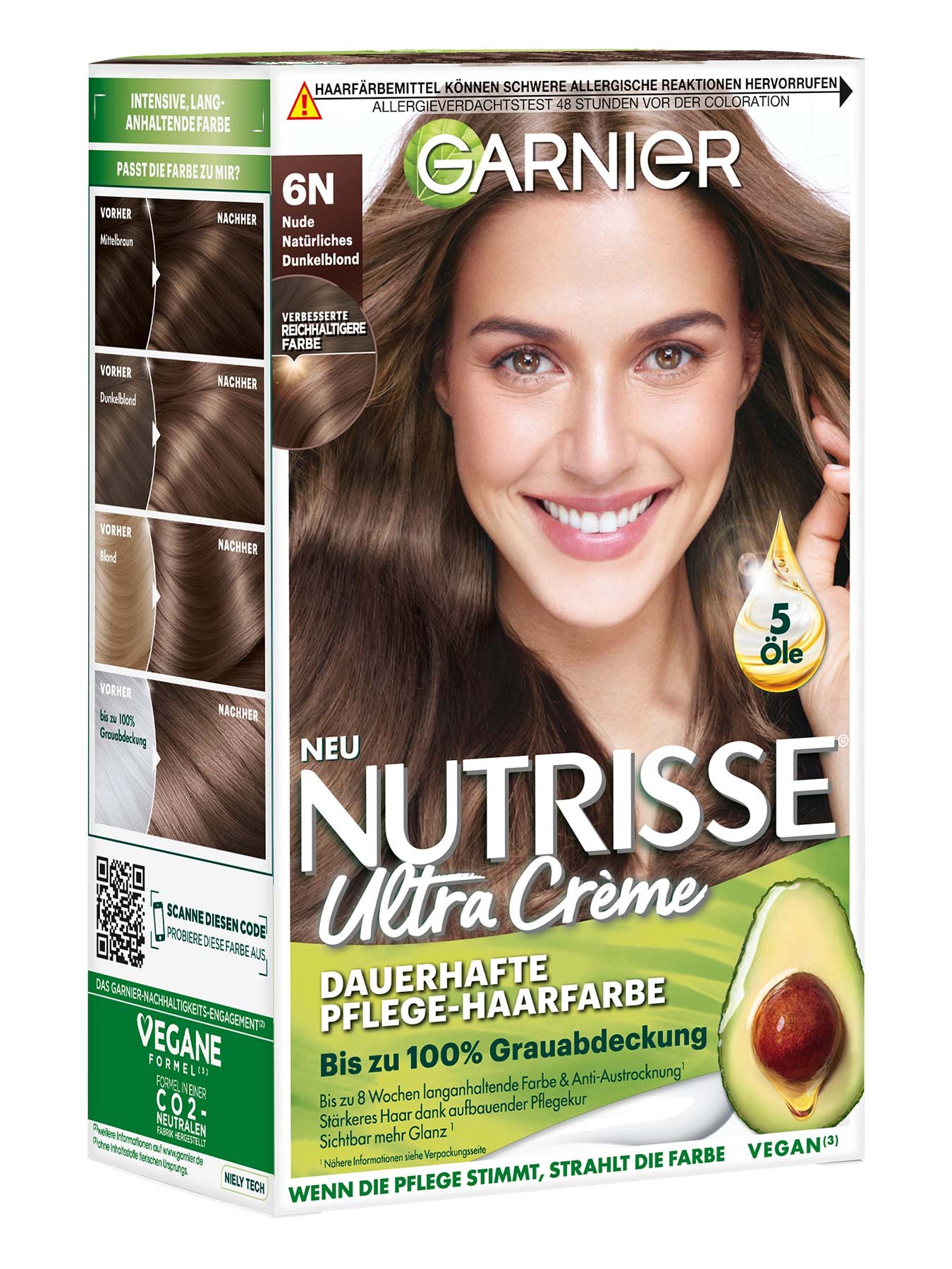 Nutrisse Creme 6N Natürliches Dunkelblond - Produktabbildung