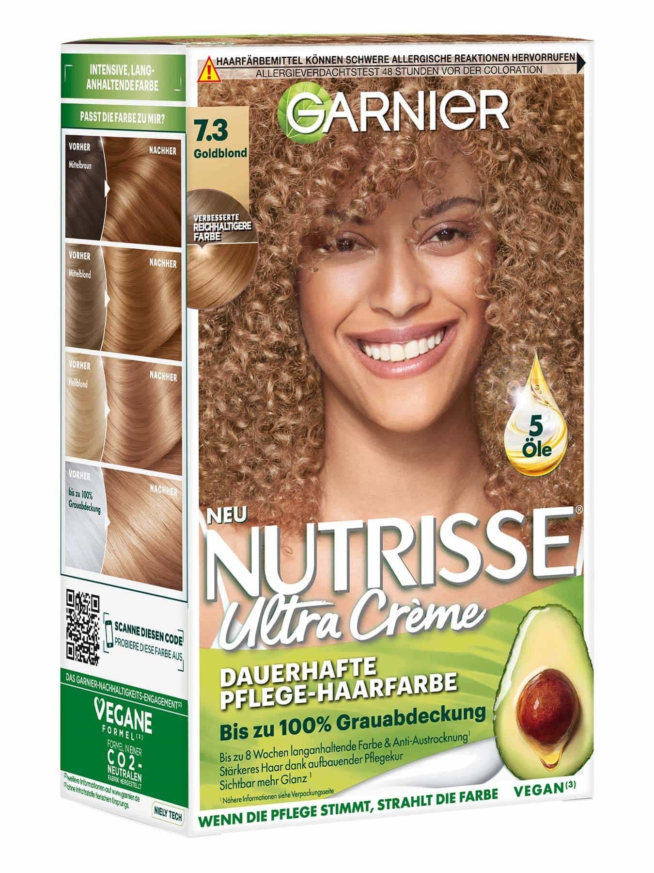 Nutrisse Creme 7 3 Goldblond - Produktabbildung