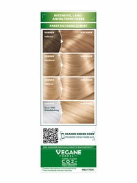 Garnier Nutrisse Ultra Creme 8 Vanilla Blond Produktabbildung Seitenansicht