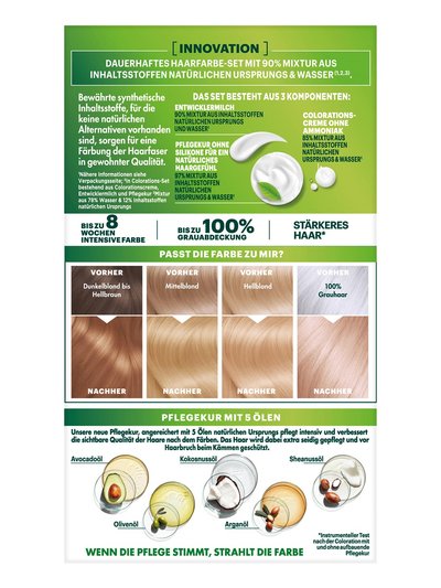 Nutrisse Ultra Creme 9.12 Sehr Helles Perlblond Produktabbildung Rückseite