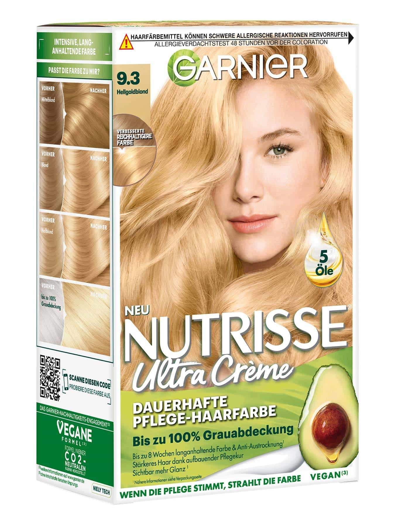 Nutrisse Creme 9 3 Hellgoldblond - Produktabbildung