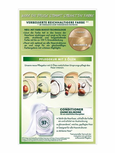Garnier Nutrisse Ultra Creme 9 Hellblond Produktvorteile