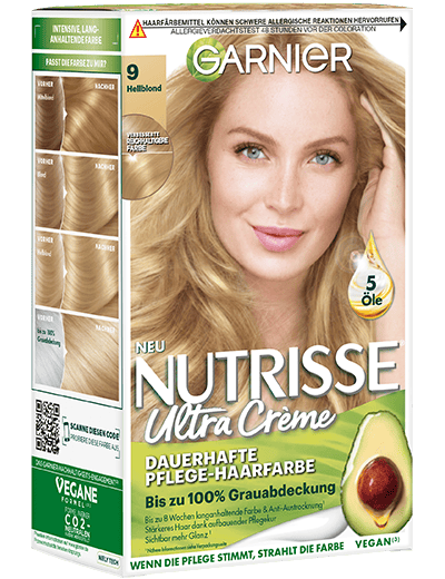 Garnier Nutrisse Ultra Creme 9 Hellblond Produktabbildung