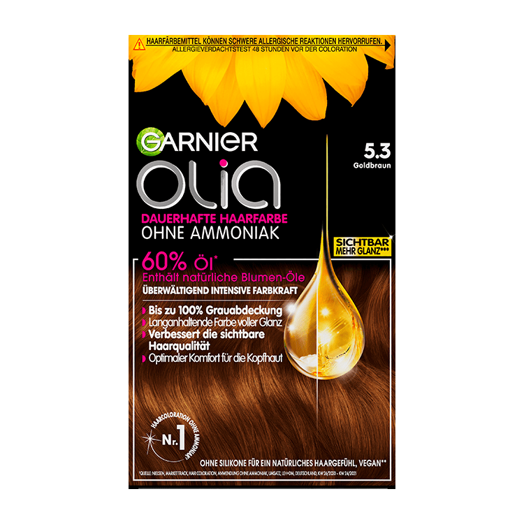 Garnier Olia Nr. 5.3 Goldbraun - Produktansicht
