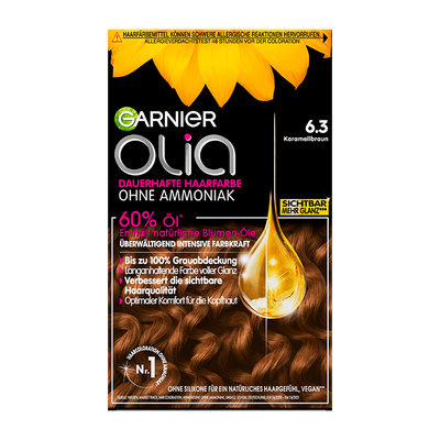 Garnier Olia Nr. 6.3 Karamellbraun - Produktansicht