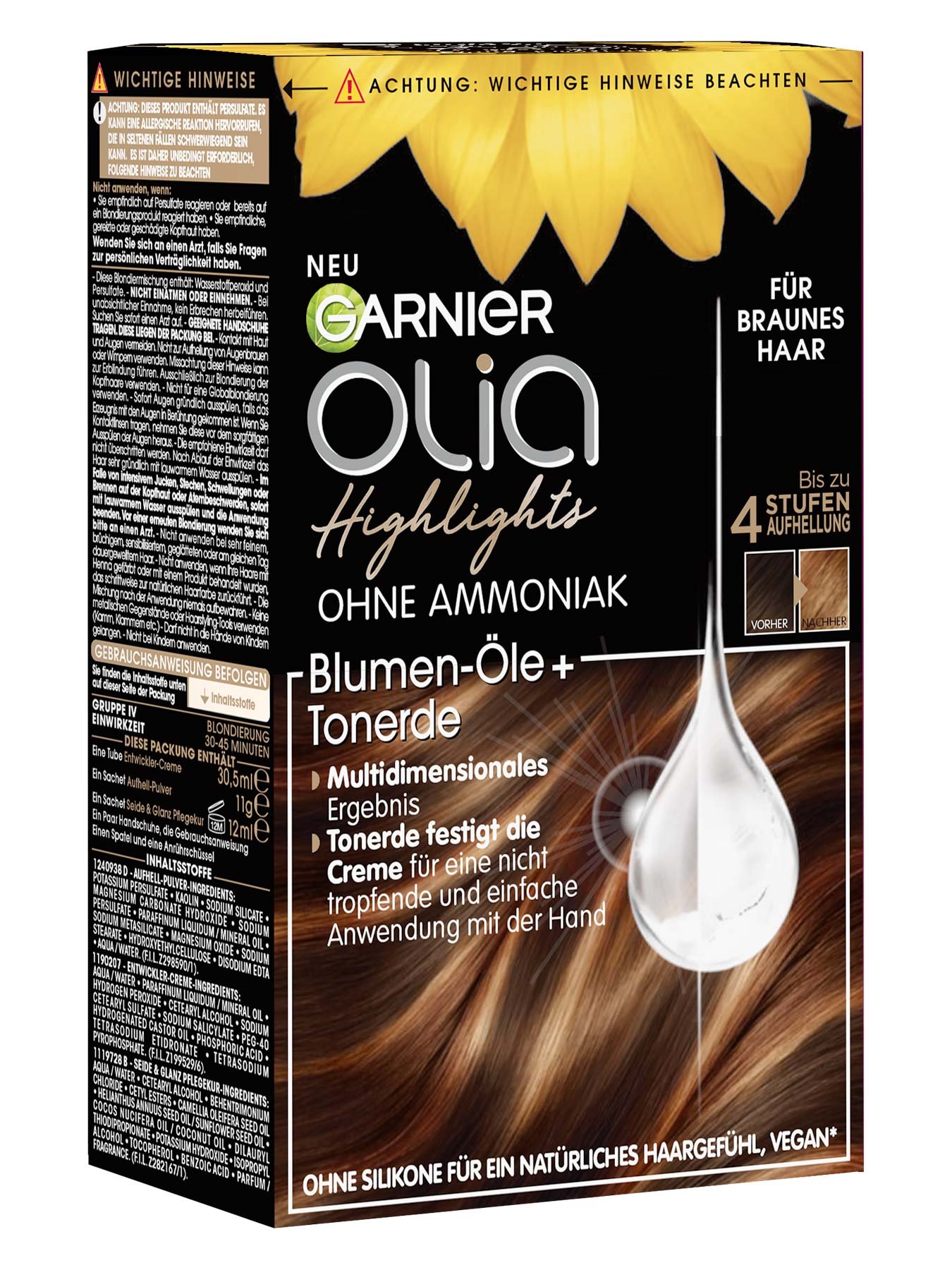 Garnier Olia Highlights für braunes Haar - Produktansicht links
