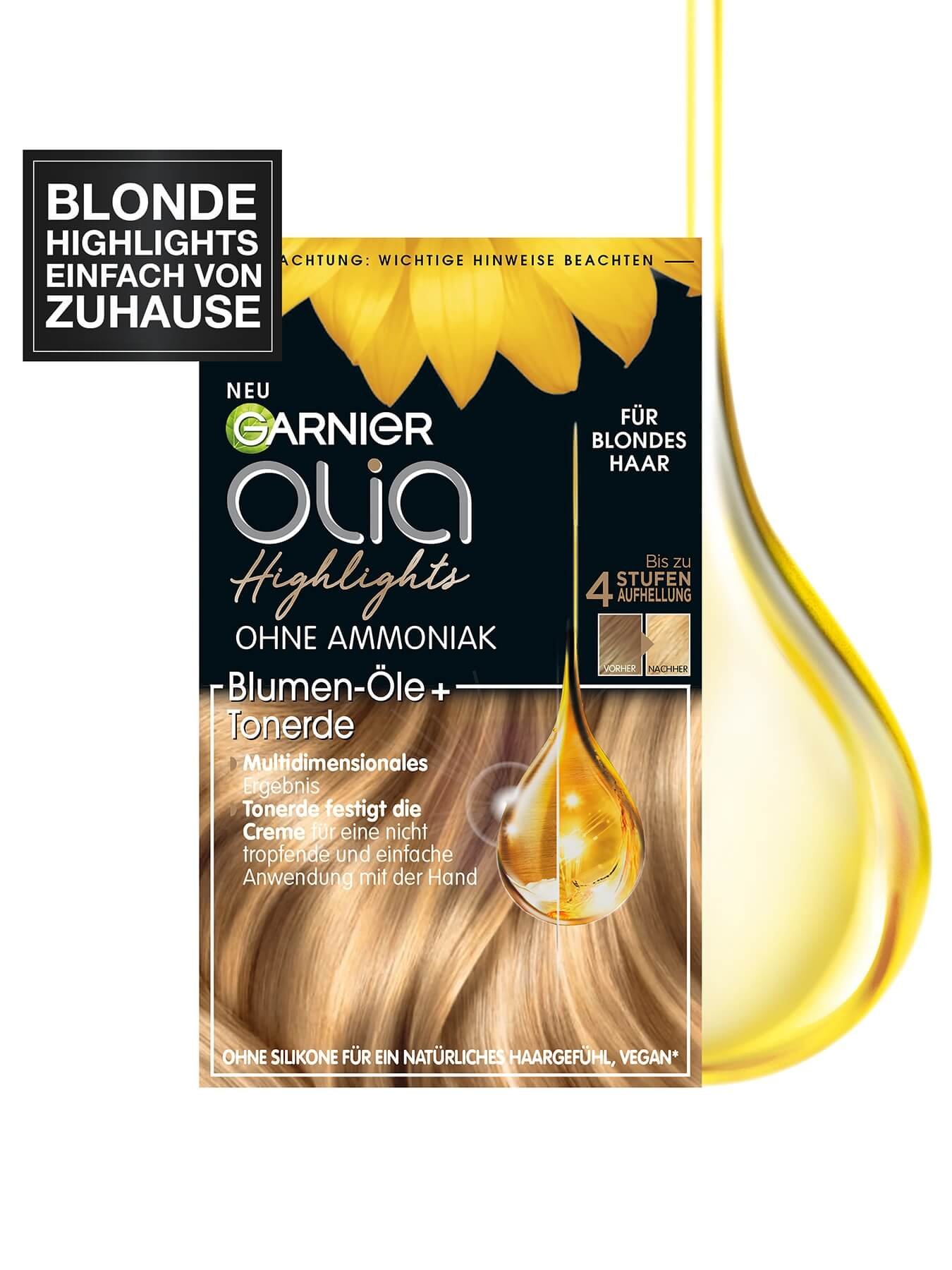 Blonde Highlights einfach von Zuhause - Olia Highlights blond