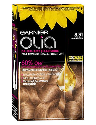Nr 8 31 In Honigblond Dauerhafte Haarfarbe Mit Intensiver Farbkraft Garnier