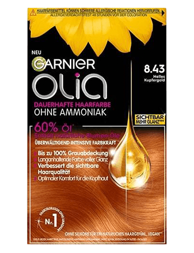 Olia helles Kupfergold Pack