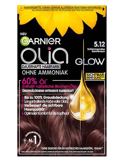 Olia schimmerndes Samtbraun Pack