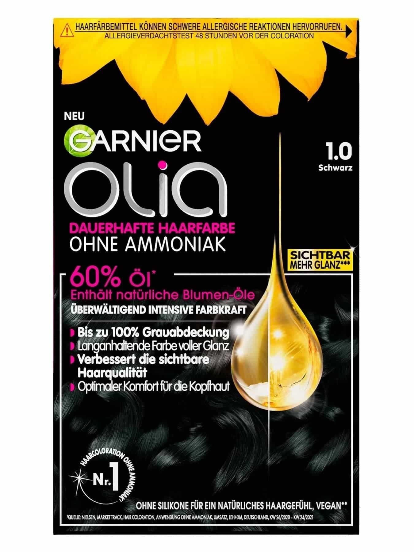 Garnier Olia Nr. 1.0 in Schwarz  - Produktabbildung