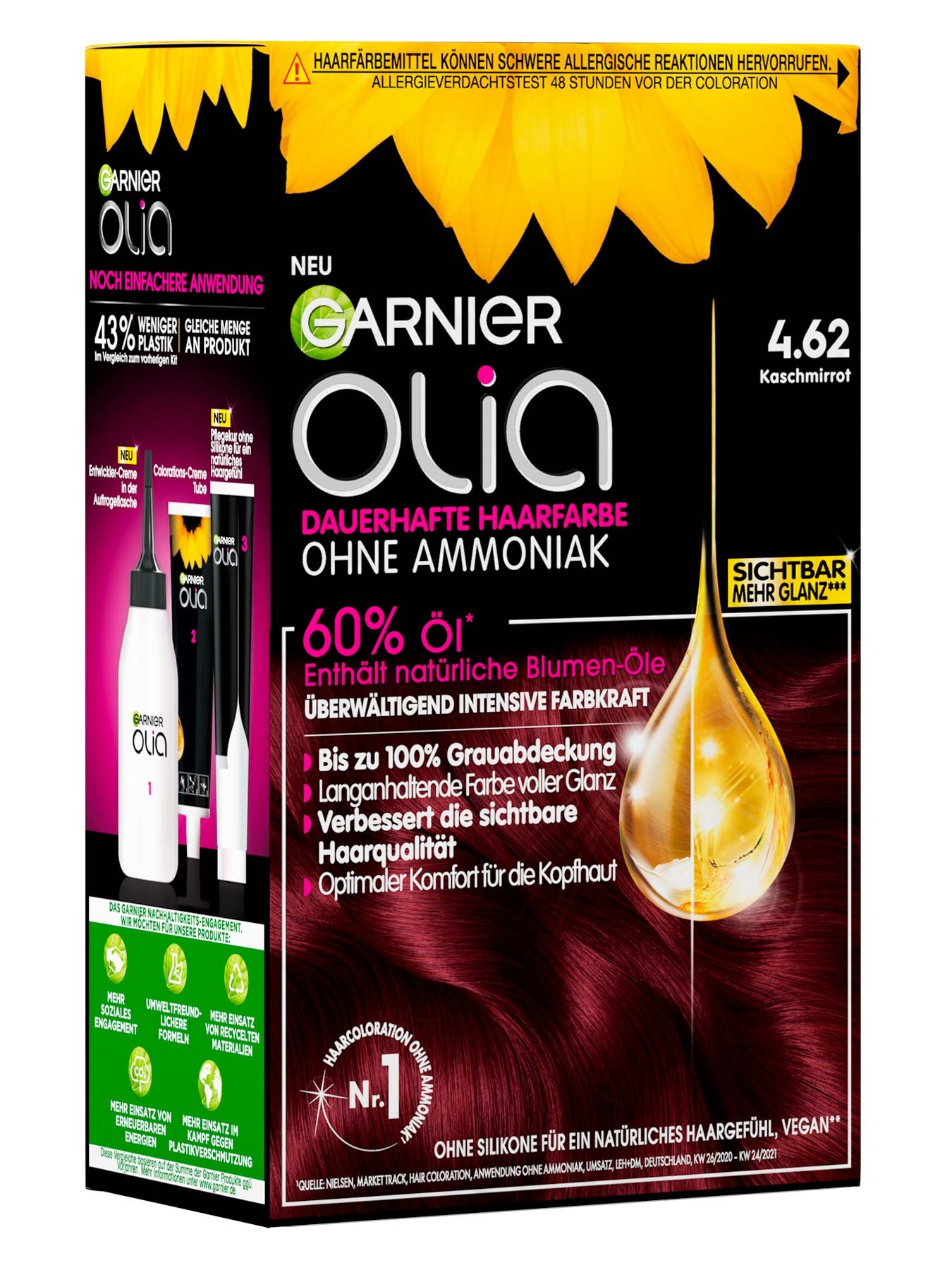 Garnier Olia Nr. 4.62 in Kaschmirrot - Produktansicht links