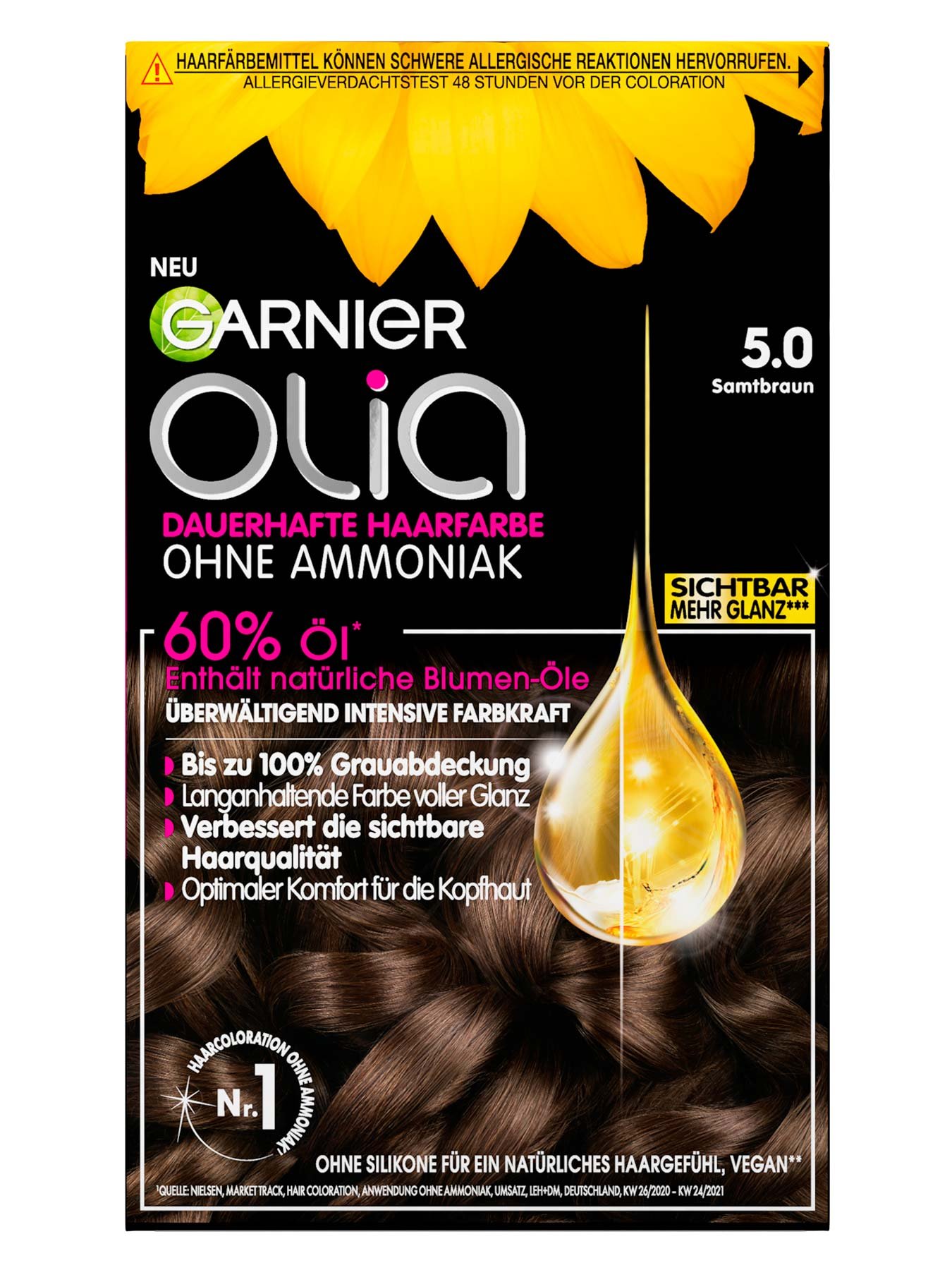 Garnier Olia Nr. 5.0 Samtbraun - Produktabbildung